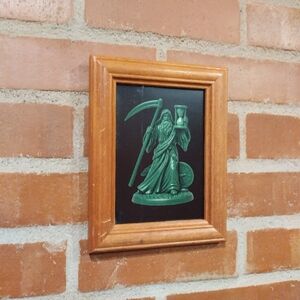 Father Time Plastic Army Man Framed Art Print By Neon Nicho